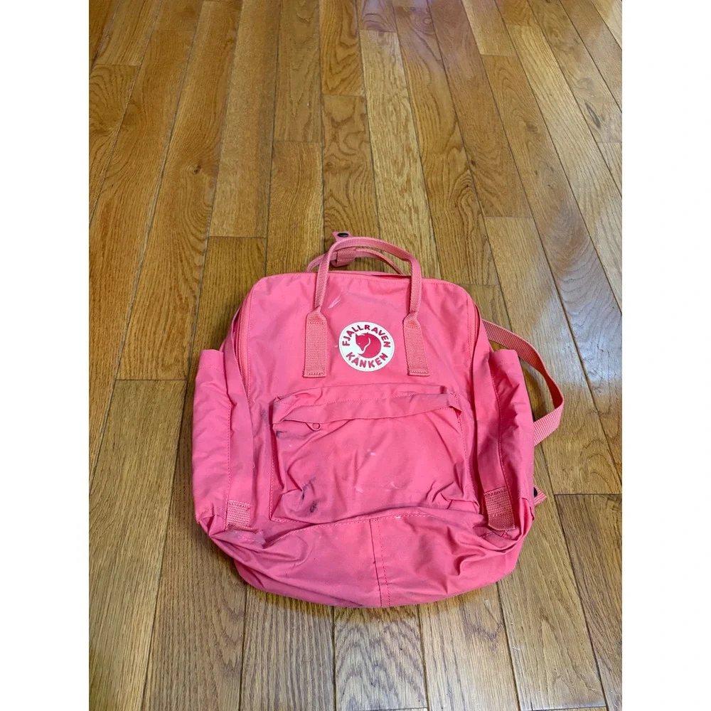 Fjallraven Kanken Classic Pink Backpack 23510 Vinylon F Everyday Bag